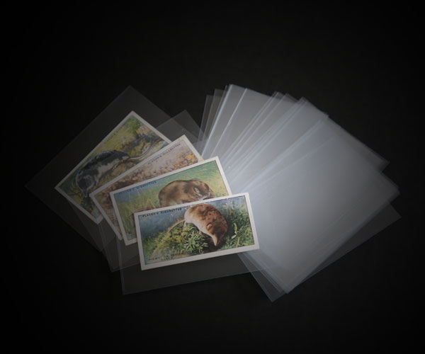 tobacco cigarette card collection storage insert sleeves