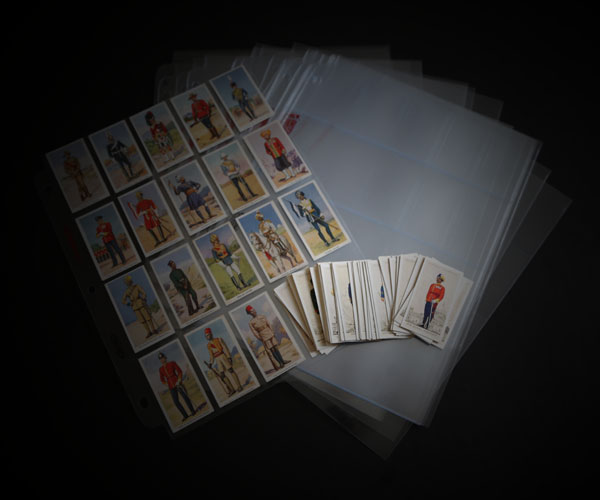 tobacco cigarette card collection storage 20 pocket pages