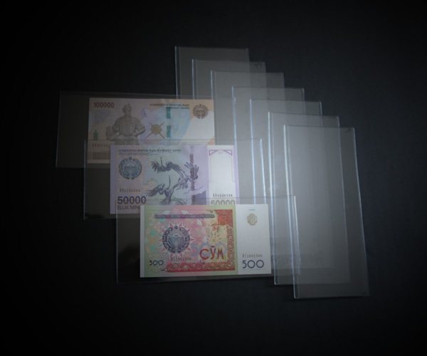 BCW Currency Holder Large Bill 10 Pack