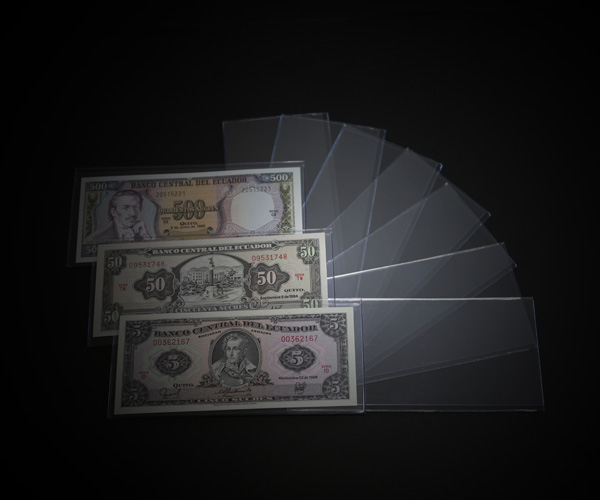 BCW Currency Holder Regular Bill 10 Pack