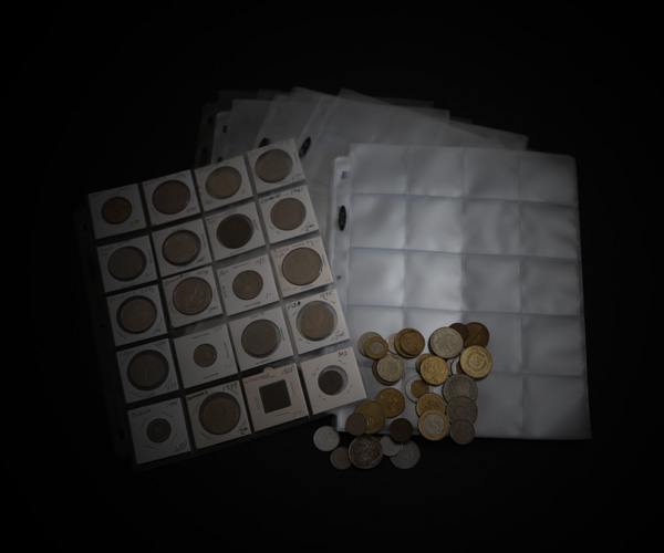 full binder 20 pocket coin pages storage organize collection