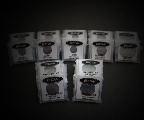 bcw coin snaps multipack penny dime nickel half dollar small