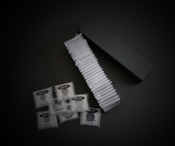 coins snaps and box for coin collection organization