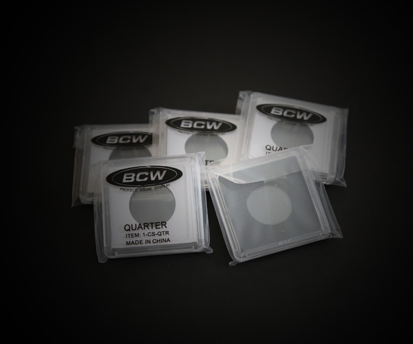 bcw coin snap for quarter multi pack organize collection