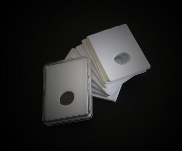 bcw coin slab white foam insert for us dimes and small coins