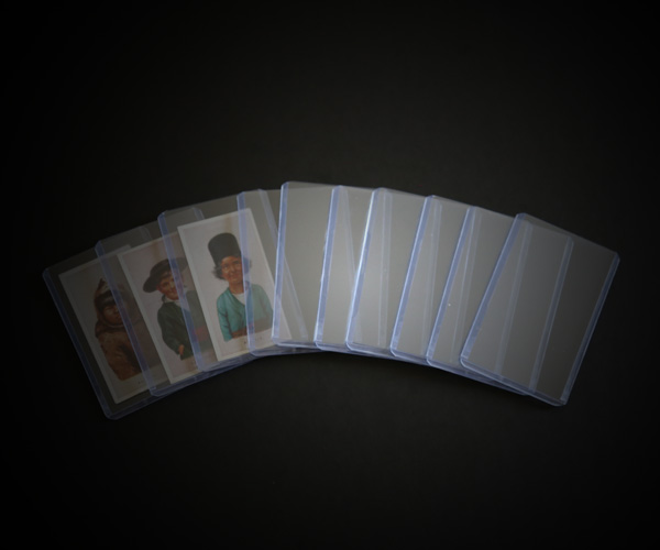 tobacco cigarette card topload holder pvc free display store