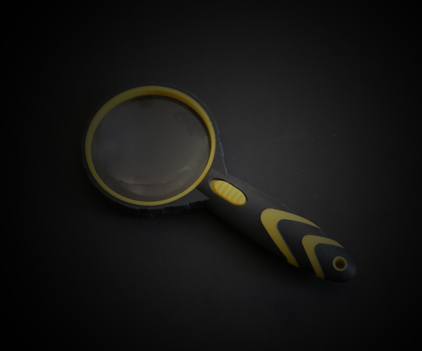 magnifying glass for collectors coins banknotes cards